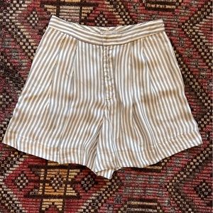 Sea New York Pinstripe Pleated Shorts size 6